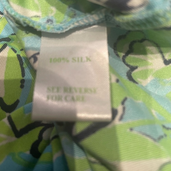 Lilly Pulitzer Silk Knit Dress with Cockatoos Size 2 - Picture 8 of 9
